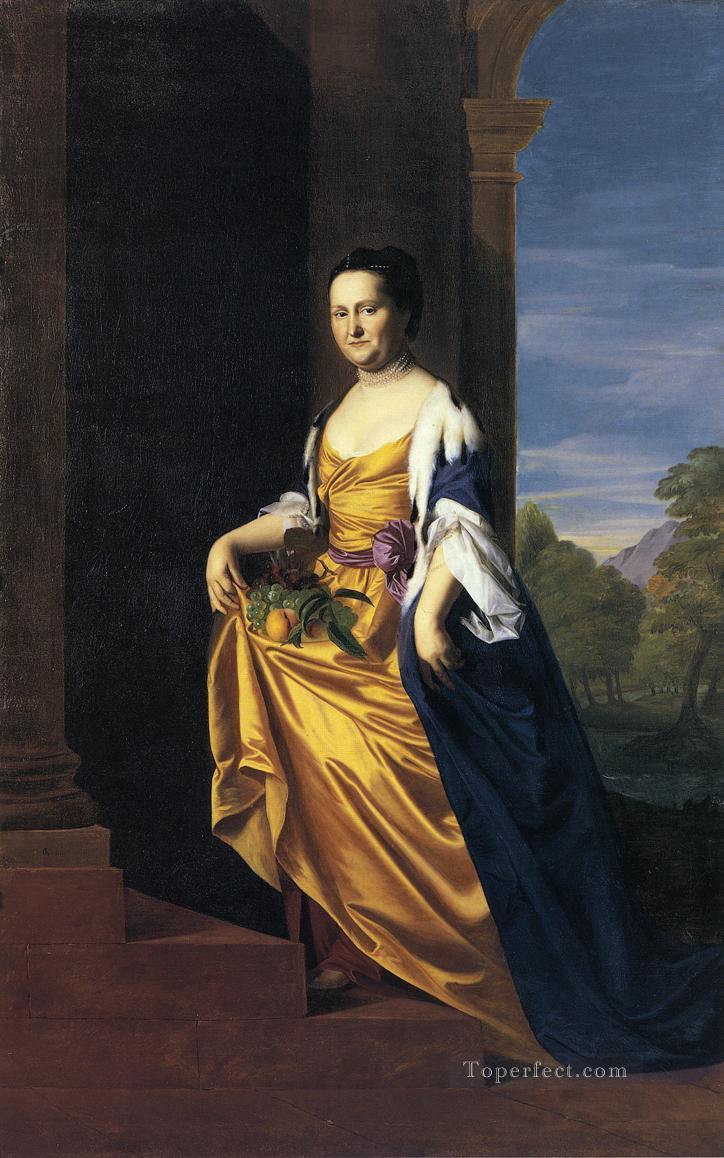 Mrs Jeremiah Lee Martha Swett colonial New England Portraiture John Singleton Copley Oil Paintings